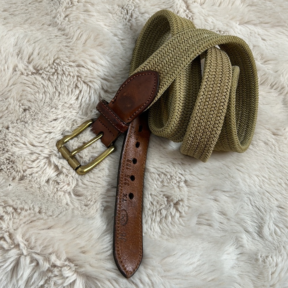 Men’s woven stretch belt